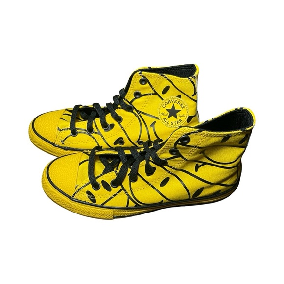 Converse x Chinatown Market Youth US Youth Sz 3 Hi Sneaker 371255C New In Box - Picture 7 of 9